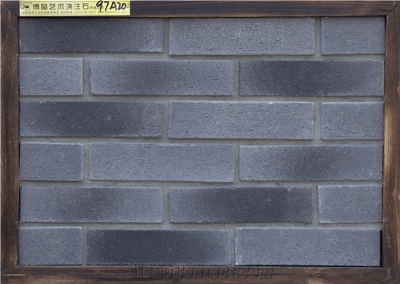 Silicone Mold Stone Portland Cement Concrete Block Brick Wall Cladding