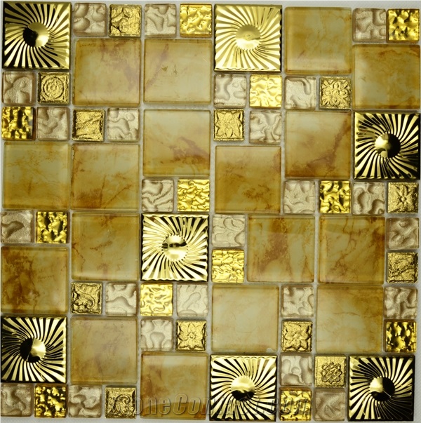 2348-13 Goden Glass Mosaic