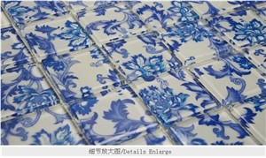 China Flower Glass Mosaic