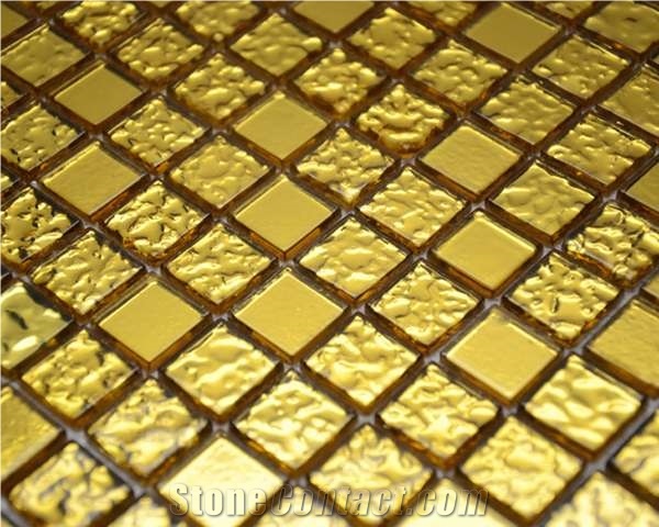 Golden Glass Mosaic