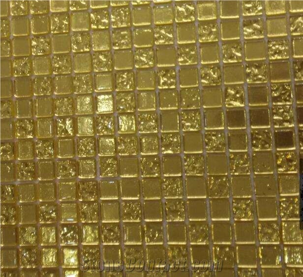 Golden Glass Mosaic