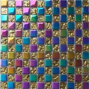 Qc-2301 Colourful Glass Mosaic