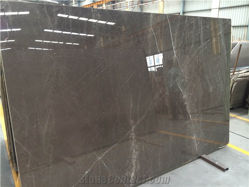 Factory Supplier China Coffee Mousse Polished Slab&Tile Thin Tile Natural Marble Cut to Size
