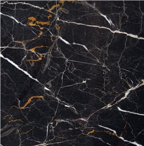 Factory Supplier China Portor Gold Black Polished Slab&Tile Thin Tile Natural Marble Cut to Size