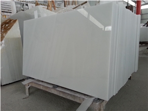 Factory Supplier China White Jade Polished Slab&Tile Thin Tile Natural Marble Cut to Size