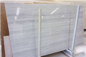 Factory Supplier China White Wood Polished Slab&Tile Thin Tile Natural Marble Bianco Perlino Cut to Size