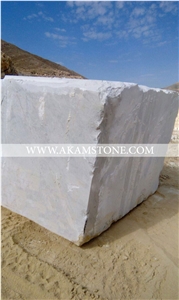 Persian Alabama Crystal, Iran White Marble Block