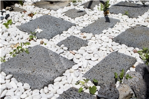Indonesia Natural Stone Cream Pebble from Beach