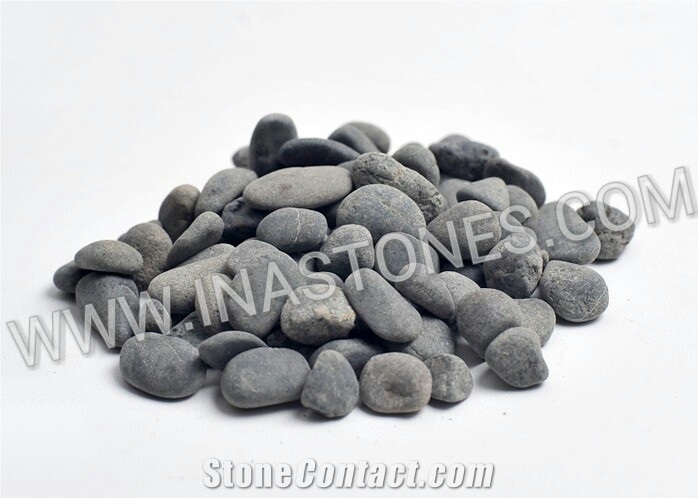 Indonesia Natural Stone Grey Black Gravel from Beach