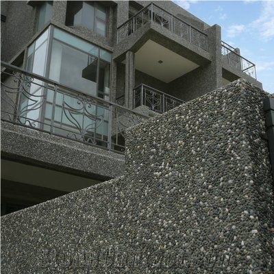 Indonesia Natural Stone Grey Black Gravel from Beach