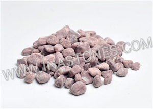 Indonesia Natural Stone Red Dark Gravel from Beach