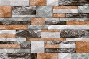 High Deep Vitrified Mosaic Tiles 12x24 ( 30x60 )