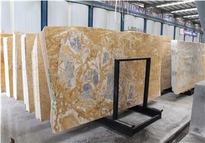 Amber Gold,Amber Grey,China Marble,Tile and Slab,Wall Cladding,A Grade Natural Stone,Own Factory and Quarry Owner with Ce Certificate,Big Gang Saw Slab in Large Stock and Cheap Price