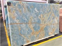 Antofagasta Azul Blue Onyx Salta Slabs Tiles For Wall Use