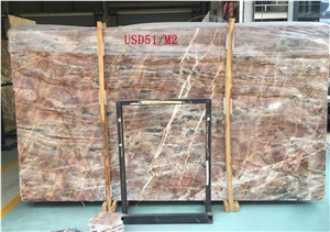 China Louis Red Marble Louis Agate Big Polished Slab Tile