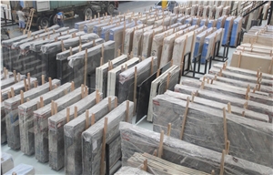 China Nero Black Marble Big Polished Slab For Hotel Project Floor