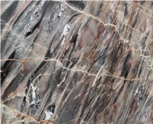 China Red Louis Agate Black Red Marble Big Polished Slab