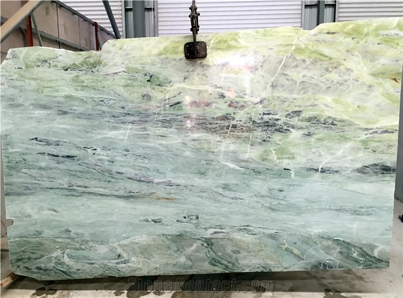 Glacier Aquamarine Onyx, Blue and Yellow Natrual Stone,Tile and Slab,Wall Cladding,A Grade Natural Stone,Own Factory and Quarry Owner with Ce Certificate,Big Gang Saw Slab in Large Stock and Cheap