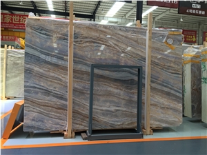 Roma Impression Marble, China Impression Series Marble, Brown and Black Color,Tile and Slab,Wall Cladding,A Grade Natural Stone,Own Factory and Quarry with Ce Certificate,Big Gang Saw Slab