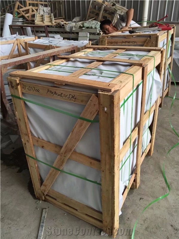 Sichuan White Marble Big Polished Slab For Flooring Tile Use