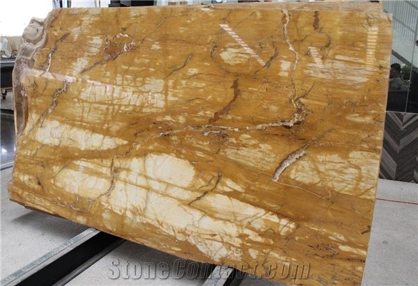 Siena Gold Marble Spain Stone In China Market Tile Slab Floor