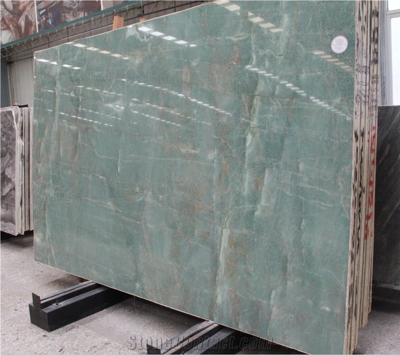 Verde Smeralda Quartzite Green Polished Slab For Wall Tile