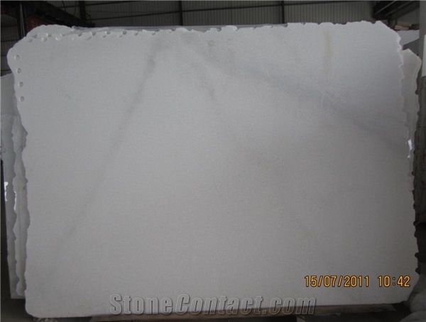 Sichuan Crystal White Marble Pure White Big Slab For Dector