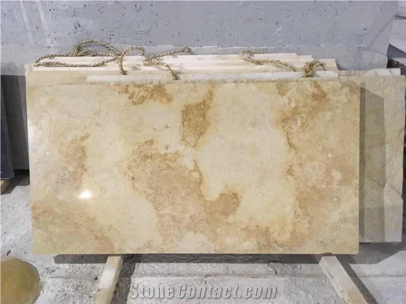 Tushevski Limestone Tiles & Slabs, Russian Federation Beige Limestone