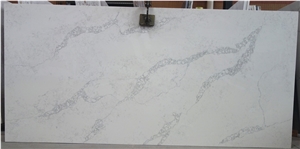 Calacatta Nuvo Quartz Stone Slab 2cm and 3cm Available with Scratch Resistant and Stain Resistant