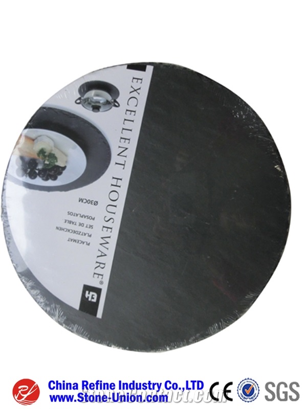 Customized Design Cutting Board,Black Slate Plate,Black Slate Plate,Slate Kitchen Accessories,China Black Slate Cheese Plate