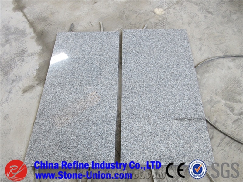 Fujian Light Grey G603 Granite Stair Tile