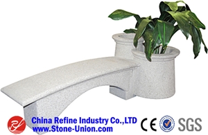 Shandong White Granite Bench Stone Tables, White Park Bench , White Granite Street Bench , Park Benches Wholesale