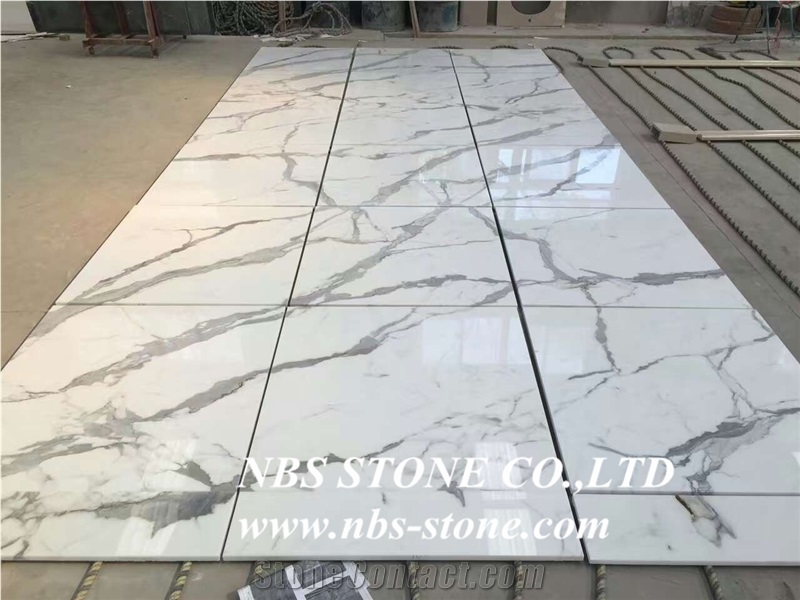 Calacatta White,Italy Marble,Polished Slabs & Tiles for Wall and Floor Covering, Skirting, Natural Building Stone Decoration, Interior Hotel,Bathroom,Kitchen,Villa, Shopping Mall Use