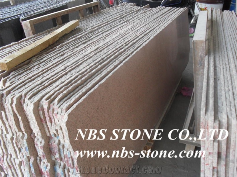 China Salisbury Pink,Camelia Pink,Own Factory Granite,Polished Tiles& Slabs, Flamed,Bushhammered,Cut to Size, Wall Covering, Flooring, Project, Building Material