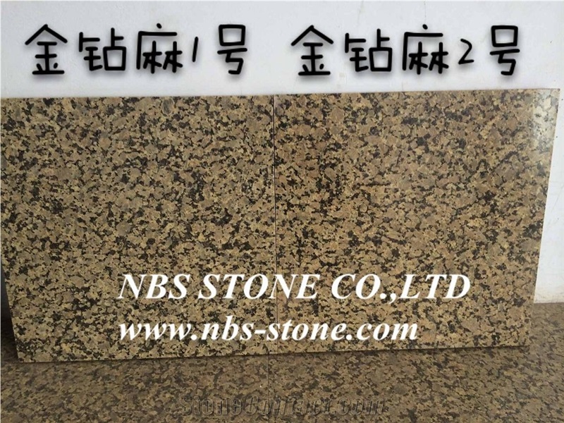 Sesame Gold,China Yellow Granite,Polished Slabs & Tiles for Wall and Floor Covering, Skirting, Natural Building Stone Decoration, Interior Hotel,Bathroom,Kitchentop,Villa, Shopping Mall Use