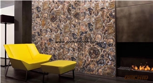 Petrified Wooden/Wooden Semi Precious Stone/Gem Stone for Wall Cladding Tiles,Hotel Wall Cladding Pavers,Decorative Kitchen Countertops,Vanity Tops,Worktops,Island Tops,Bar Tops,Basin Tops,Desk Tops