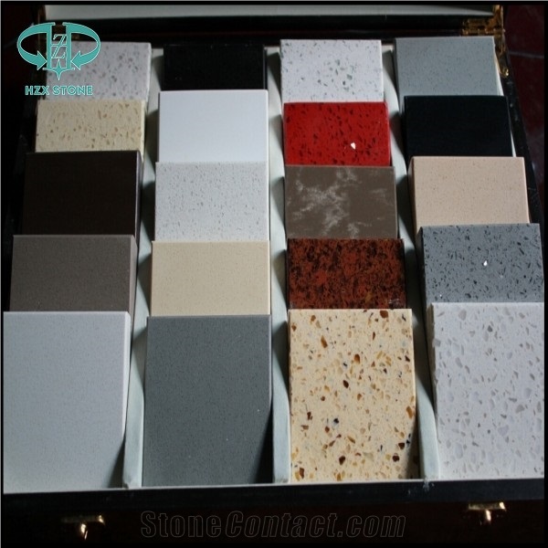 Artificial Quartz Stone, Quartz Stone Solid Surfaces Polished Slabs & Tiles Engineered Stone for Hotel Kitchen Bathroom Counter Top Walling Panel Environmental Building Materials