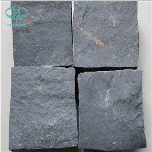 Black Basalt, Cubestone, Cobblestone, Black Basalt Cubestone, Black Basalt Cube Stone, Cobble Stone, Cobblestone, Natural Split Cubestone, Paving for Driveway Outdoor Decoration, Basalt Stone