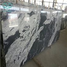 Black Granite with White Veins, China Black Granite New Nero Branco,Royal Ballet Granite,Snow Grey Granite, River Mist Black Via Lactea Granite,New Jet Mist Granite