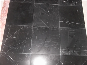 Black Nero Marquina Marble Slabs,Tiles