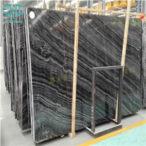 Black Wooden Vein/Ancient Wood/Black Tree/Seperggiante Polished Slabs/Tiles for Floor Covering Wall Interior Decoration