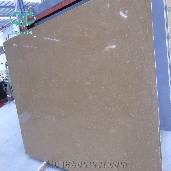Brown Artificial Quartz Slab, China Manmade Brown Quartz Stone Tile,Solid Surface Engineered Stone Slabs