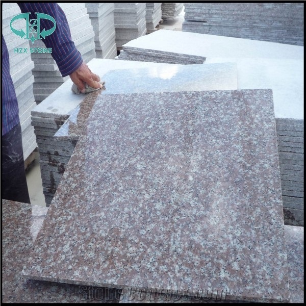 Cheap G687 Polished Granite/Peach Red Polished Granite/China Pink Polished Granite Tiles & Slabs for Floor and Wall Covering