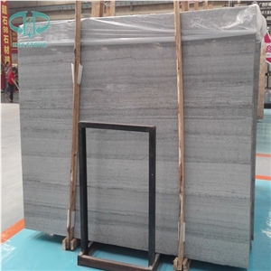China Blue Wood Marble, Stone Tiles, Honed Marble, Blue Wooden Tiles, Light Color Grain Marble, Honed Stone, Floor&Wall Tiles, Crystal Wooden Vein White Marble Blue Wooden Vein Marble Slabs