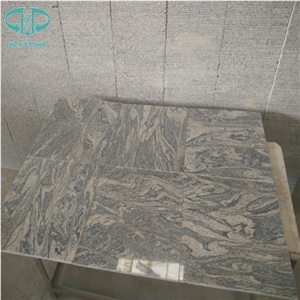 China Juparana Pink Granite Tiles & Slabs, Silver Waves Granite Colorful Flooring Tiles/Colombo Pink