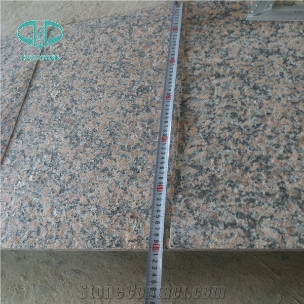 China Maple Red Flamed Granite/G562 Flooring Tiles,Pavers,Wall-Cladding