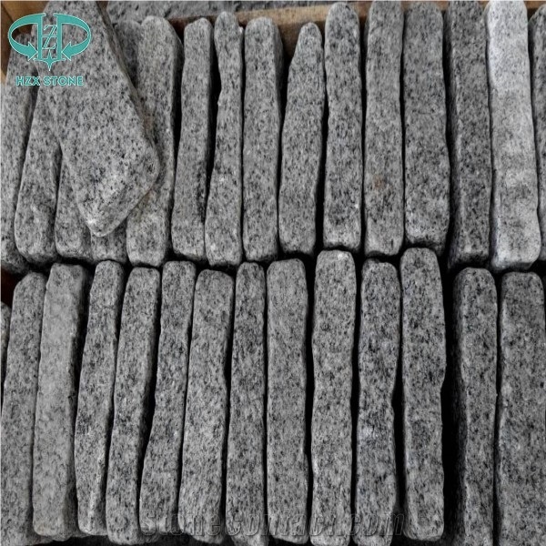 China Natural G601 Cube Stone(Low Price)Granite Cobble, Light Grey Exterior Pattern/Silver Grey
