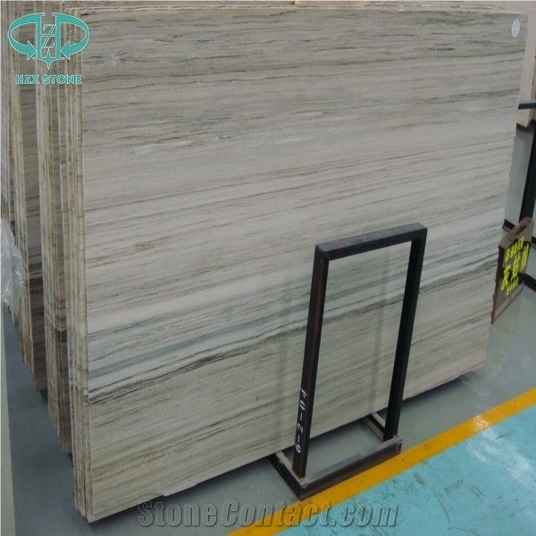 Crystal Wooden Polished Marble Slabs for Flooring,Project,Wall/China River Golden