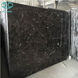 Dark Emperador Polished Marble Tiles/Slabs for Flooring/Wall/Dark Brown Pattern
