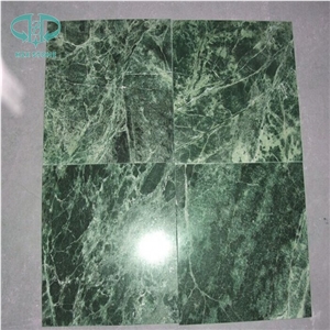 Dark Green Marble Tiles Floor Tiles, Polished Natural Tiles Hzx0411o